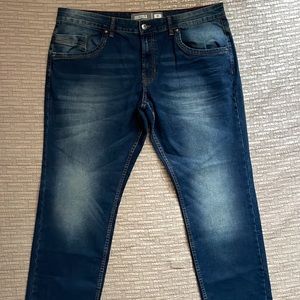 Cultura Skinny Mens Jeans. Faded Size 38